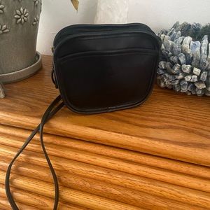 Vintage Coach Hadley Crossbody Black Leather Bag